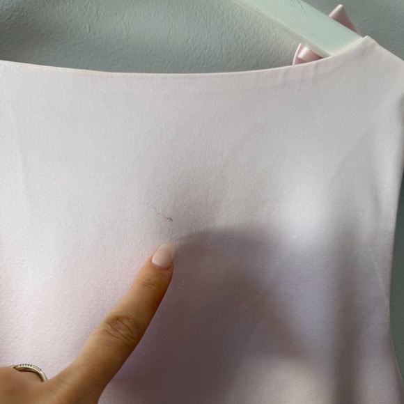 Majorelle Chiara Mini Dress Charmeuse Heavy Satin Bow Party Bridal Ballerina - Picture 4 of 5